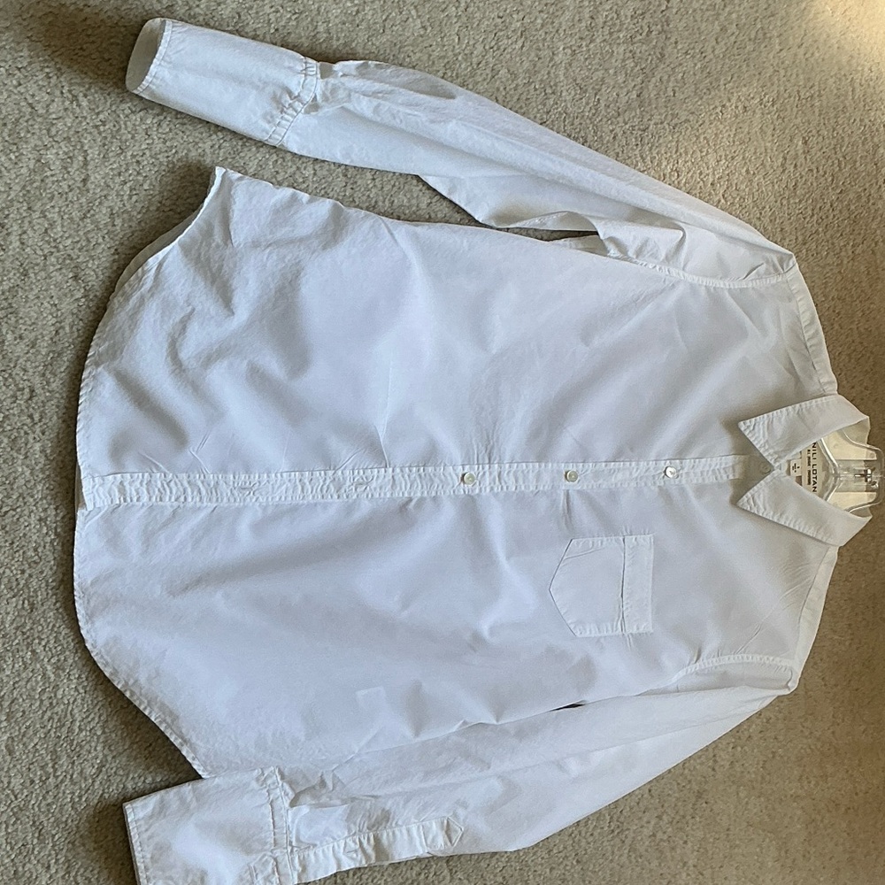 Nili Lotan White Casual Button Down Shirt